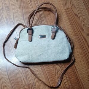 Mondani Cream and Brown Shoulder Bag‎